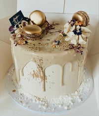 Image 3 of  TALL 9” ROUND CAKE (50 GENEROUS SERVES) Please read description carefully!