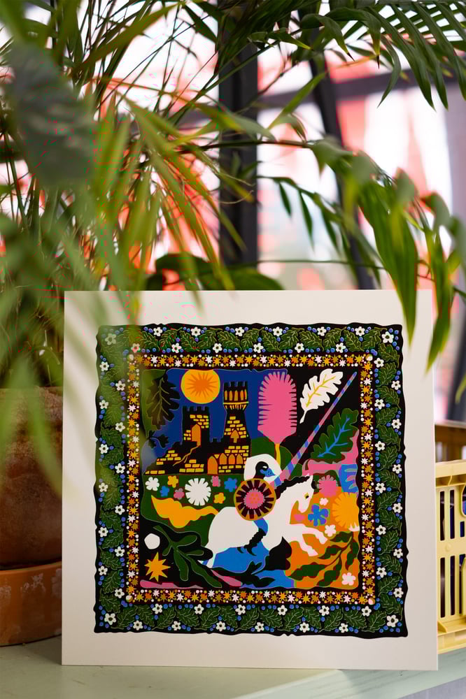 Image of Through the Night - A Secret Herb Garden in the Forest #2 - 270x270mm