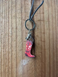 Red Shoe Key Ring