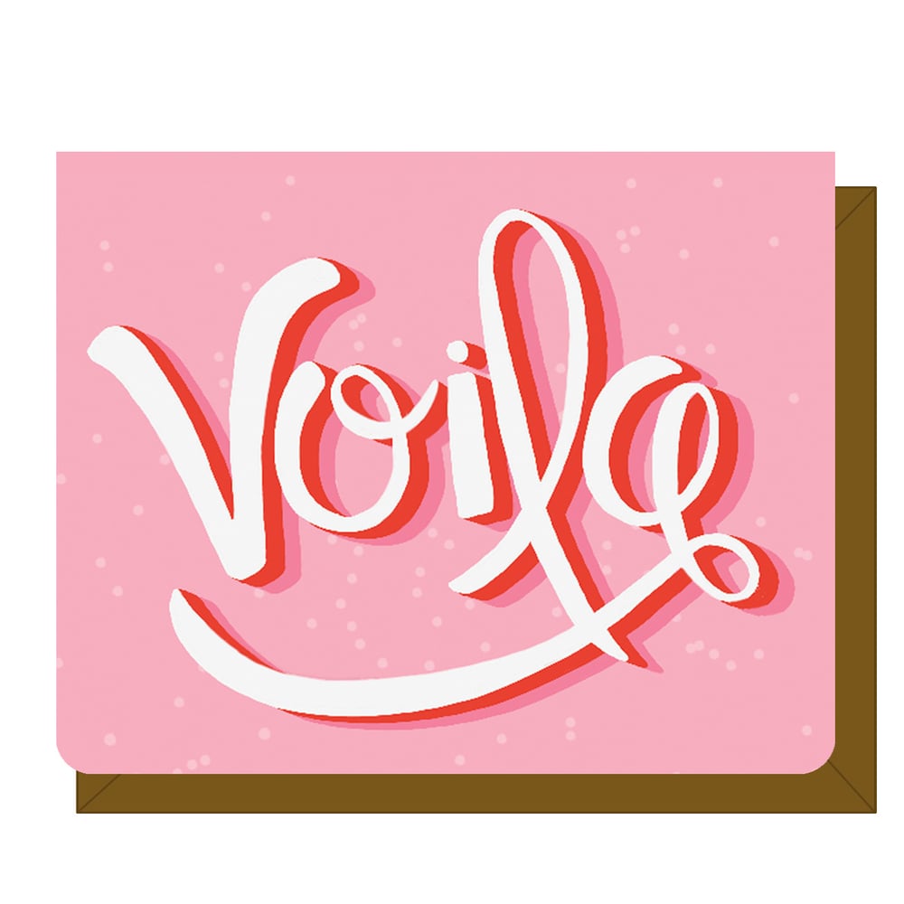 Image of Voila - Greeting Card