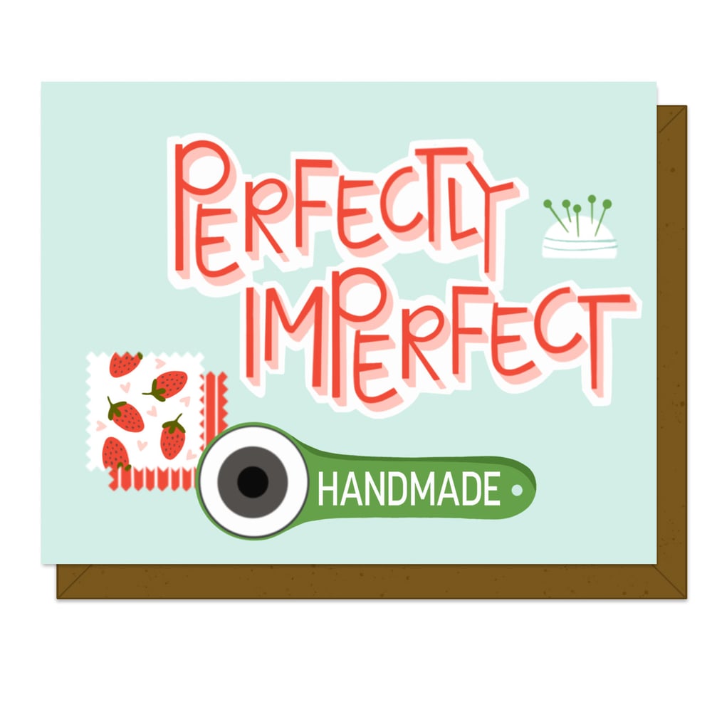 Image of Perfectly Imperfect - Greeting Card
