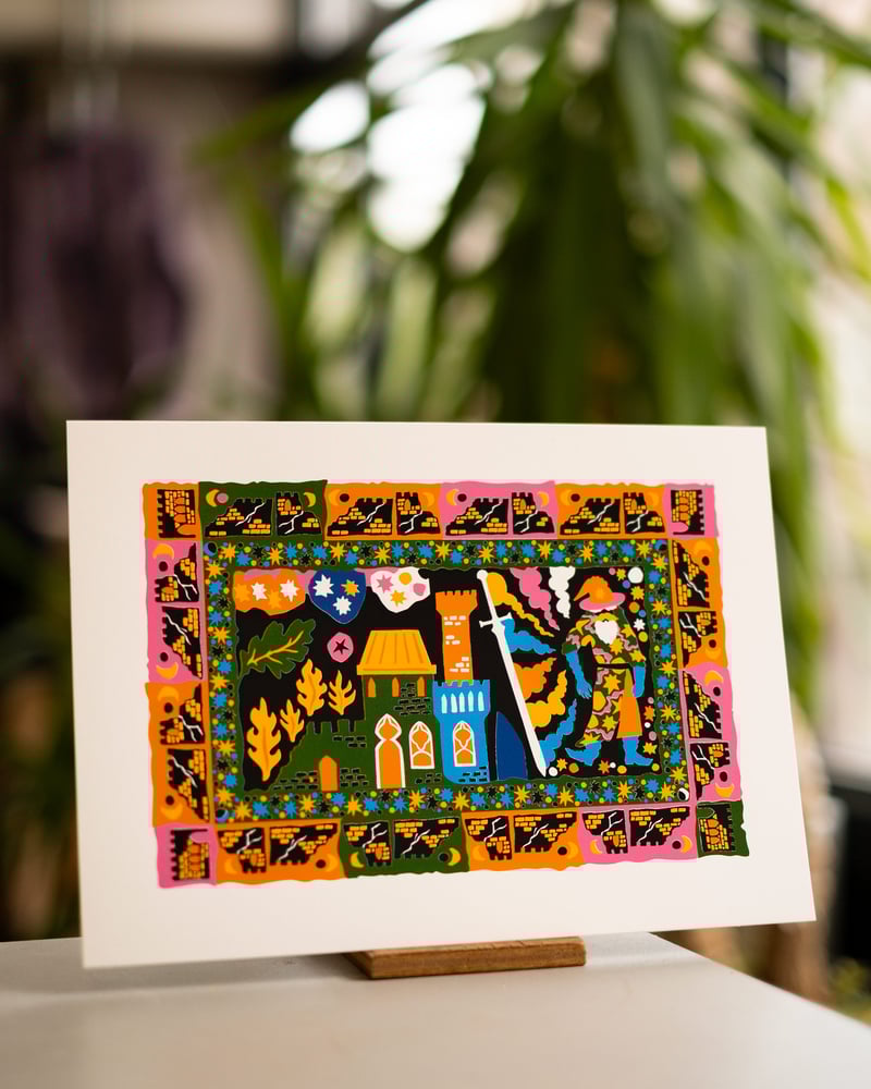 Image of The Warlock - A Secret Herb Garden in the Forest #4 - 190x270mm
