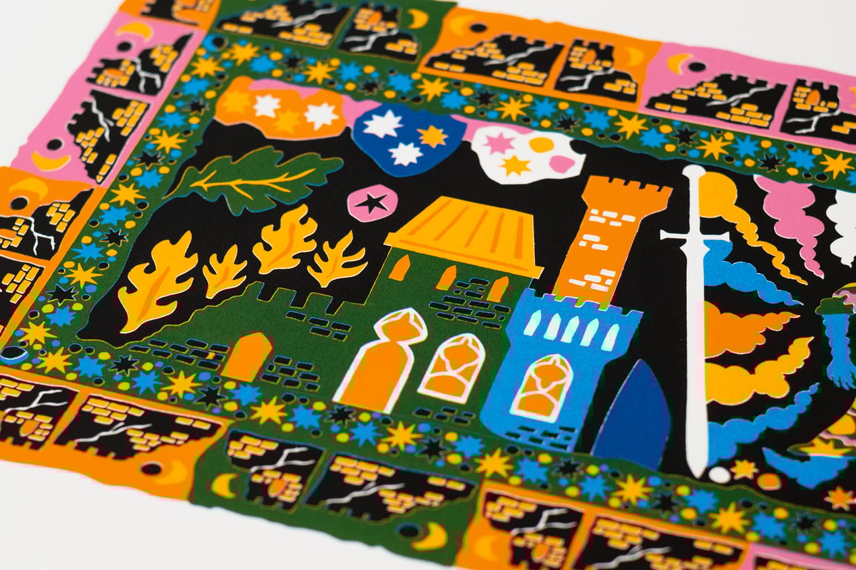 Image of The Warlock - A Secret Herb Garden in the Forest #4 - 19x27 cm