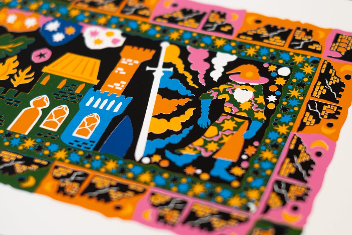 Image of The Warlock - A Secret Herb Garden in the Forest #4 - 19x27 cm