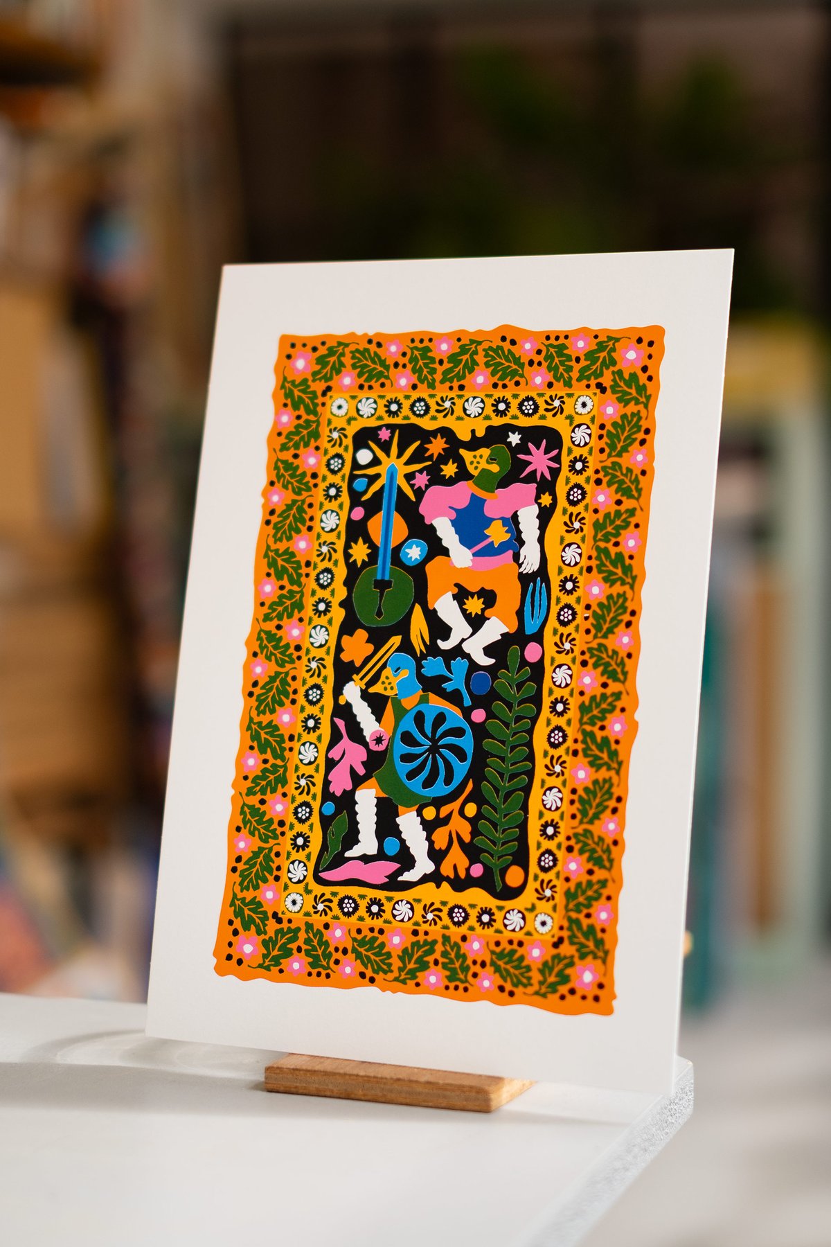 Image of They Got Restless - A Secret Herb Garden in the Forest #5 - 27x19 cm