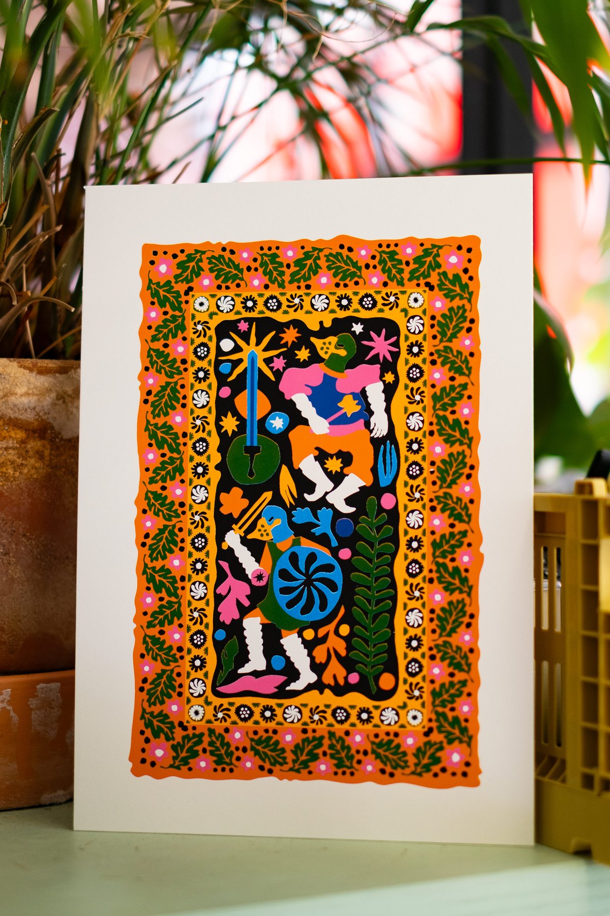 Image of They Got Restless - A Secret Herb Garden in the Forest #5 - 27x19 cm