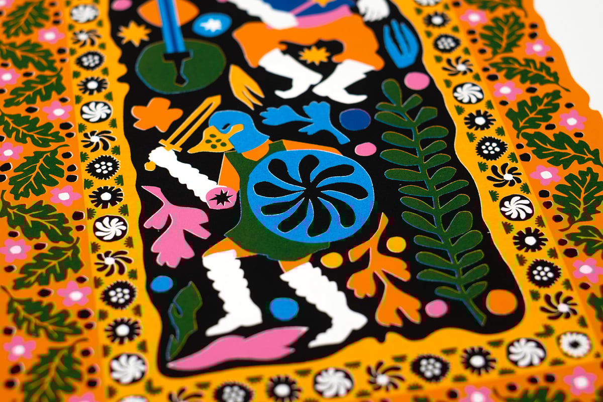 Image of They Got Restless - A Secret Herb Garden in the Forest #5 - 27x19 cm