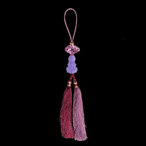 Image of Kuan Yin Purple Aventurine Good Fortune Hanger