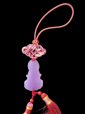 Image of Kuan Yin Purple Aventurine Good Fortune Hanger
