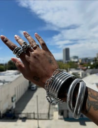 Image 2 of Stacked Cuff Bracelet 