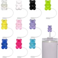 Image 2 of Gummy Bear Straw Covers | 1-10 Pieces