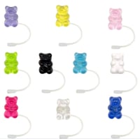 Image 1 of Gummy Bear Straw Covers | 1-10 Pieces