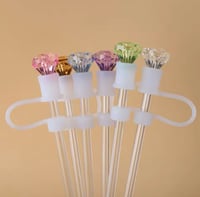 Image 4 of Gemstone Straw Covers | 1-10 Pieces