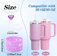 Image 6 of Gemstone Straw Topper & Bottle Boot Set
