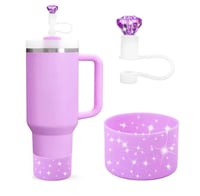 Image 12 of Gemstone Straw Topper & Bottle Boot Set