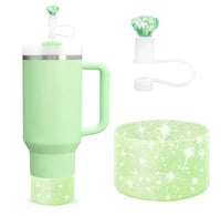 Image 13 of Gemstone Straw Topper & Bottle Boot Set