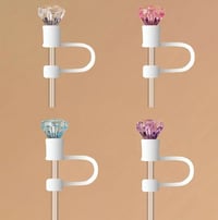 Image 7 of Gemstone Straw Topper & Bottle Boot Set