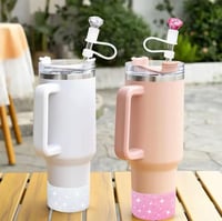 Image 3 of Gemstone Straw Topper & Bottle Boot Set