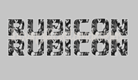 Image 1 of Jeep Hood Decal Set Grey Camo