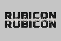 Image 2 of Jeep Hood Decal Set Black Leopard Glitter