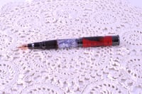 Image 4 of Shotgun Shell Pen with Turkey Feathers and Beard, Ceramic Rollerball Tip   #0308