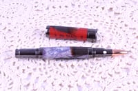 Image 5 of Shotgun Shell Pen with Turkey Feathers and Beard, Ceramic Rollerball Tip   #0308
