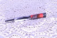 Image 6 of Shotgun Shell Pen with Turkey Feathers and Beard, Ceramic Rollerball Tip   #0308