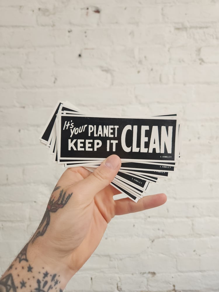 Image of KEEP IT CLEAN stickers