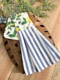 Lemon & Blueberry Kitchen Towel Scarf