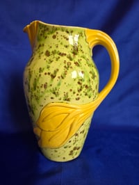 Image 2 of Vintage Handmade Ceramic Rose Pitcher