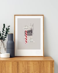 Image 4 of Brentford FC Vintage Programme Collage – Football Art Print – Series 2