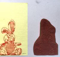 Image 4 of Follow me Bunny - Linolschnitt