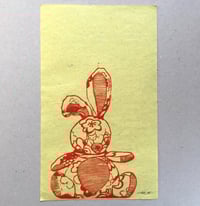 Image 5 of Follow me Bunny - Linolschnitt