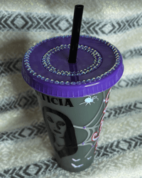 Image 6 of Color Changing Tumbler | Morticia & Wednesday