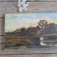 Image 4 of Gorgeous Moody Oil On Canvas