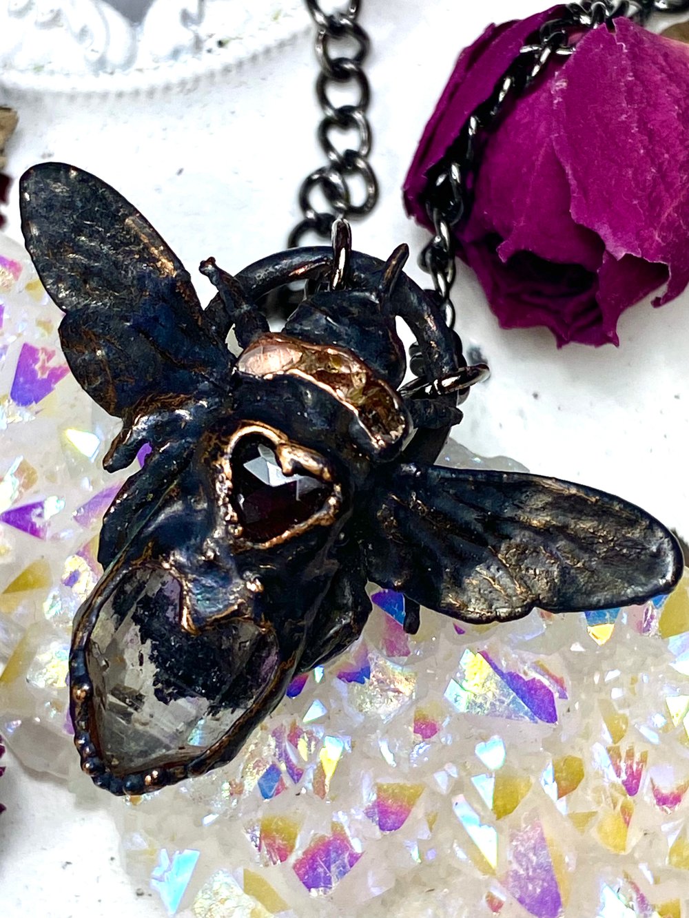 Immortalized Queen Blue Bubble Bee