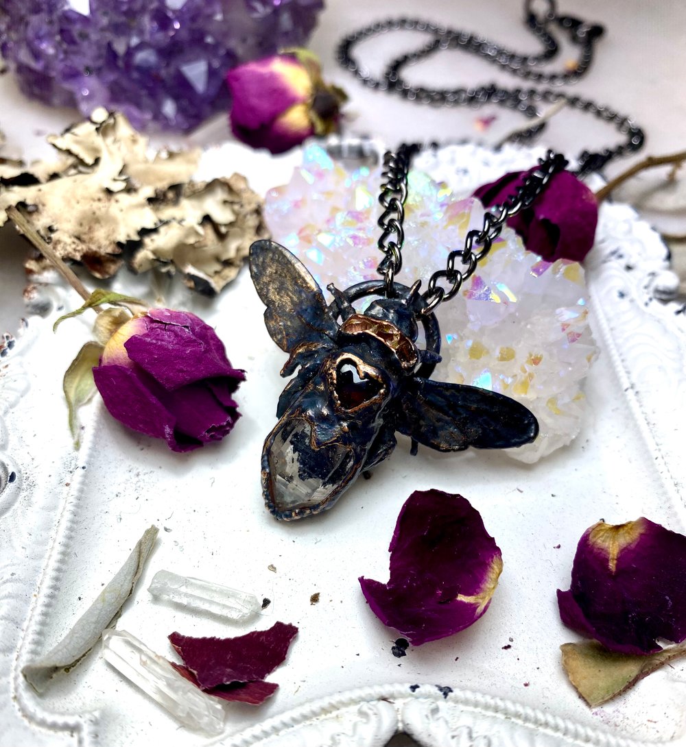 Immortalized Queen Blue Bubble Bee