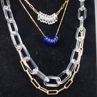 Image 2 of Clear Blue n Gold Stack