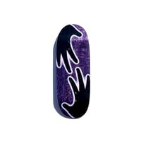 Image 1 of Mirror shape “HANDS” (royal purple ply) 32mm