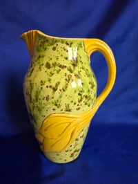 Image 4 of Vintage Handmade Ceramic Rose Pitcher