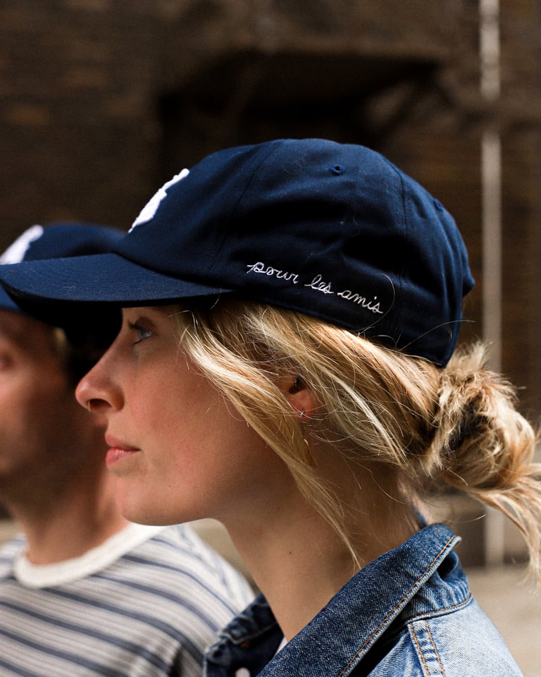 LES AMIS 🐦 Navy Cap Image 2