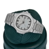Image 1 of No Name Patek Phillip Styling Moissanite Watch