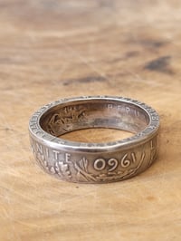 Image 5 of Commande sur mesure : bracelet 10 centimes 1966 et bague argent 5 franc 