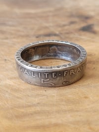 Image 7 of Commande sur mesure : bracelet 10 centimes 1966 et bague argent 5 franc 