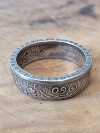 Image 6 of Commande sur mesure : bracelet 10 centimes 1966 et bague argent 5 franc 