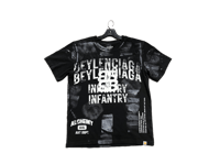 Image 1 of Beyonce Beehive infantry Carhartt custom made screen print black/white T shirt