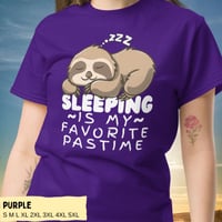 Image 9 of Sleeping Is My Favorite Pastime Sloth Unisex Classic Tee