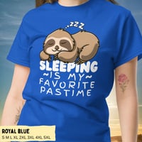 Image 10 of Sleeping Is My Favorite Pastime Sloth Unisex Classic Tee