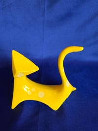 Image 9 of Modern Jazzy Ceramic Cat Handmade Cat Figurine