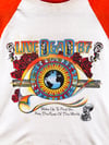 Grateful Dead 1987 Dylan/Dead Eyes of the World Raglan Lot T-Shirt - Fits L